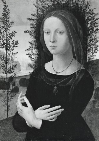 The Metropolitan Museum of Art — Lorenzo di Credi: Portrait of a Lady — insieme, dopo il restauro